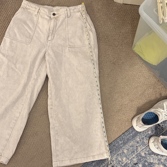 Universal Thread off-white Wide-Leg Jeans - Picture 5 of 6